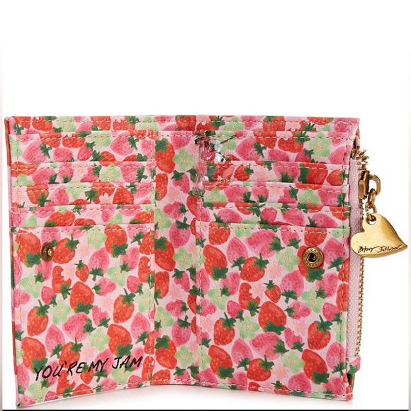 Betsey Johnson Strawberry Bifold - Picture 3 of 6